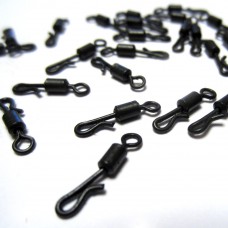 Matt Black Quick Change Flexi Rolling Swivels Size 16 Matt Black Quick Change Flexi Rolling Swivels Size 16